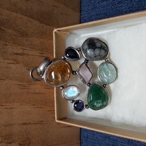 Multi-gemstone Pendant